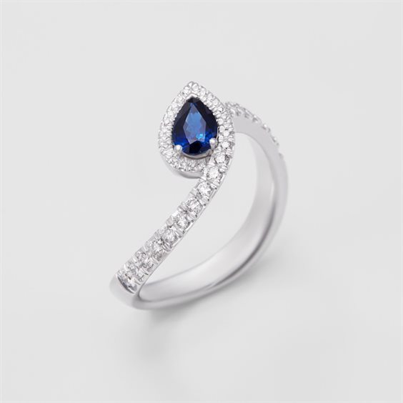 Ringe Giorgio Visconti Dame in Gold Zaffiro 0.60 Ct AB16956Z - AB16956Z
